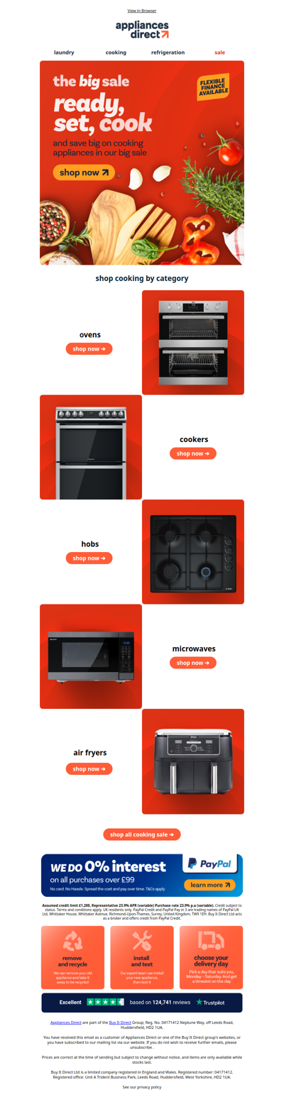 The Big Sale | Save £££ on cooking appliances 👨‍🍳