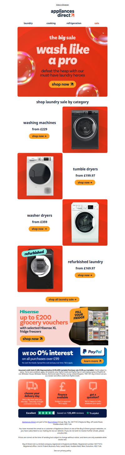 The Big Sale | Up to 30% off Laundry 🧺