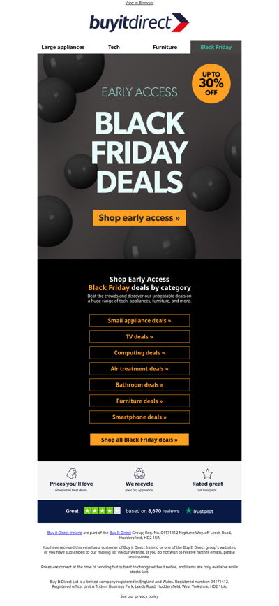 Black Friday has launched early!