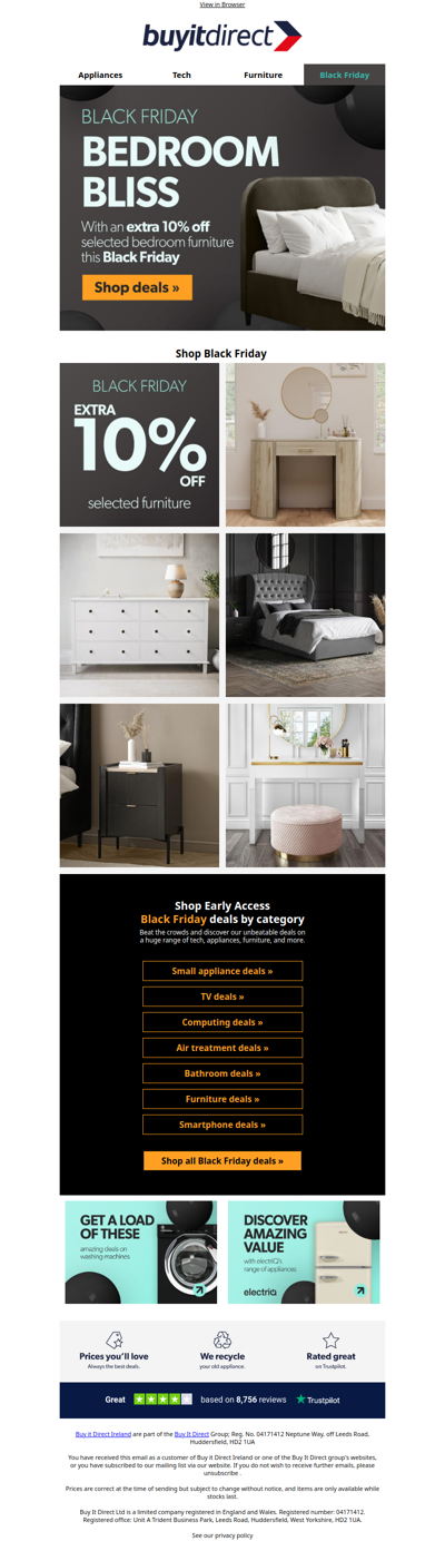 Bedroom bliss this Black Friday