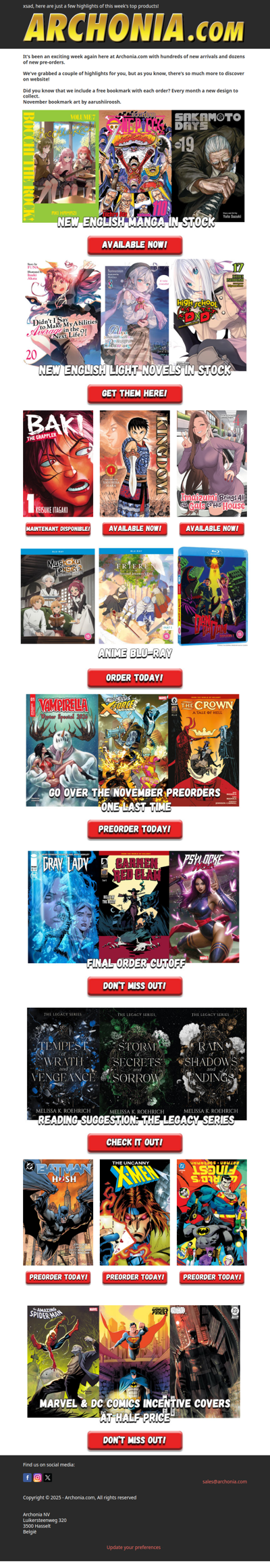 📚Fresh Off the Press: Manga, Comics, and More!