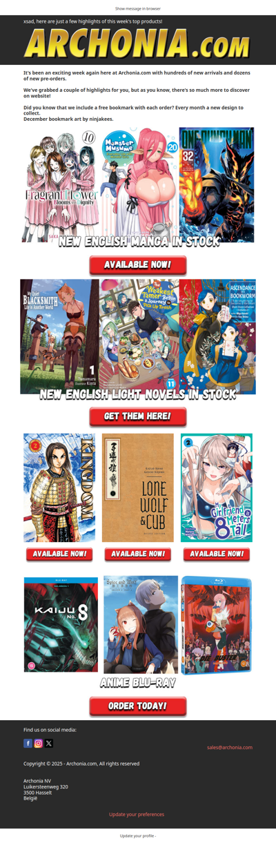 🔥 Manga & Light Novels You Won't Want to Miss! 🔥