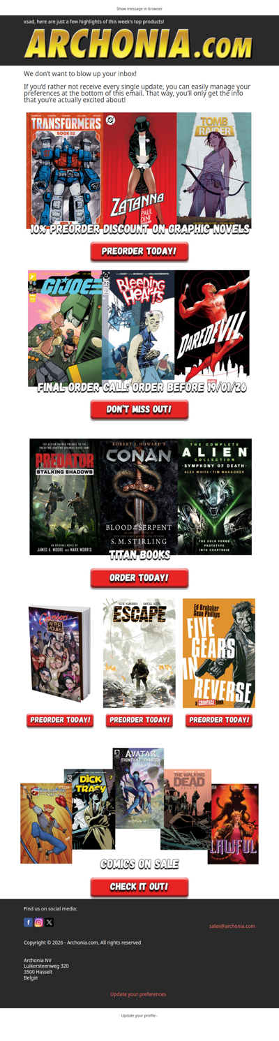 🔥10% Preorder Discount on Graphic Novels