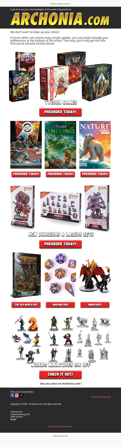 Tycoon Games || Dungeons & Lasers Sets