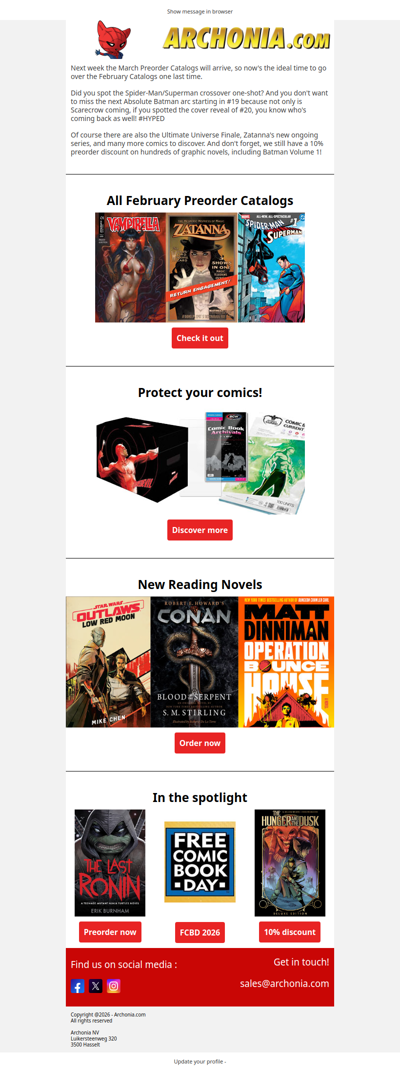 Grab your 10% discount on Batman Vol. 1 and discover Zatanna’s new series.