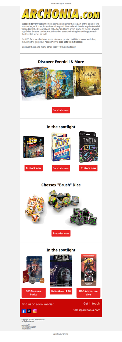 New arrivals: Everdell Silverfrost is here! 🎲