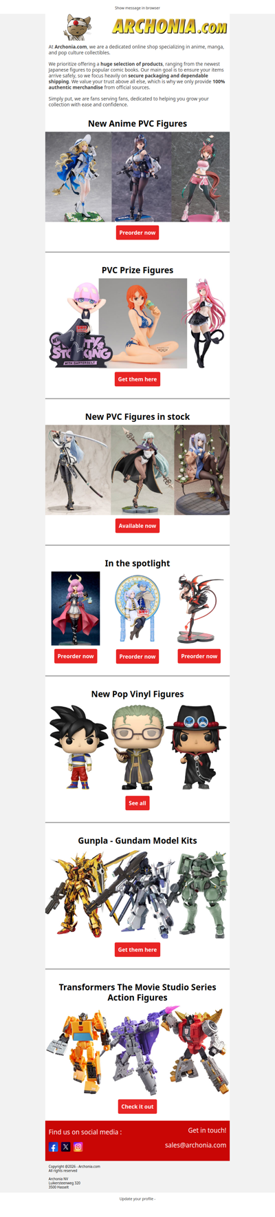 New anime figures dropped