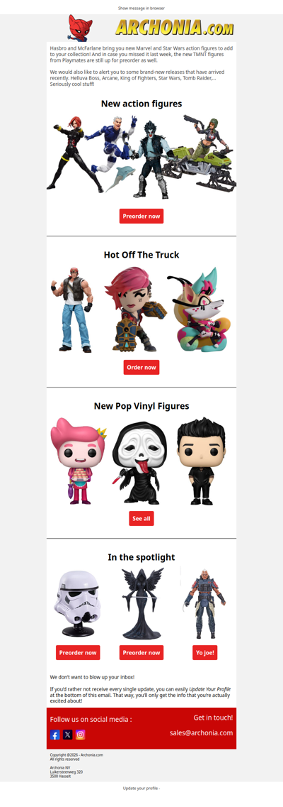 NEW Marvel, Star Wars & TMNT action figures have arrived!