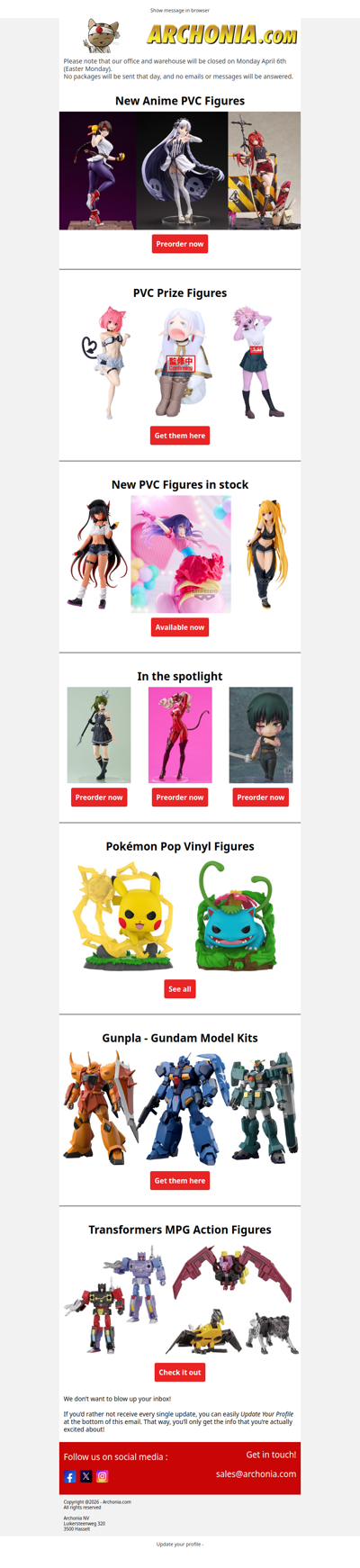 Fresh anime figures up for preorder