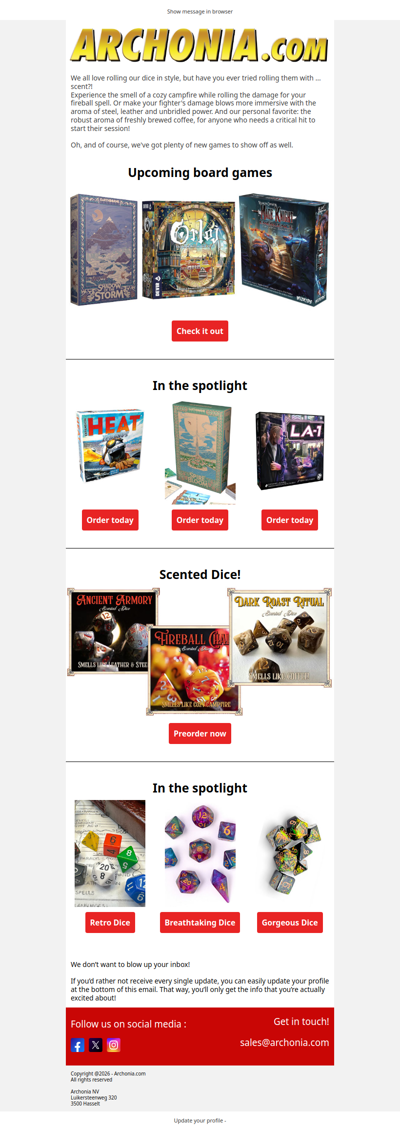 Wait, what... Scented Dice? Yes, please! 🎲