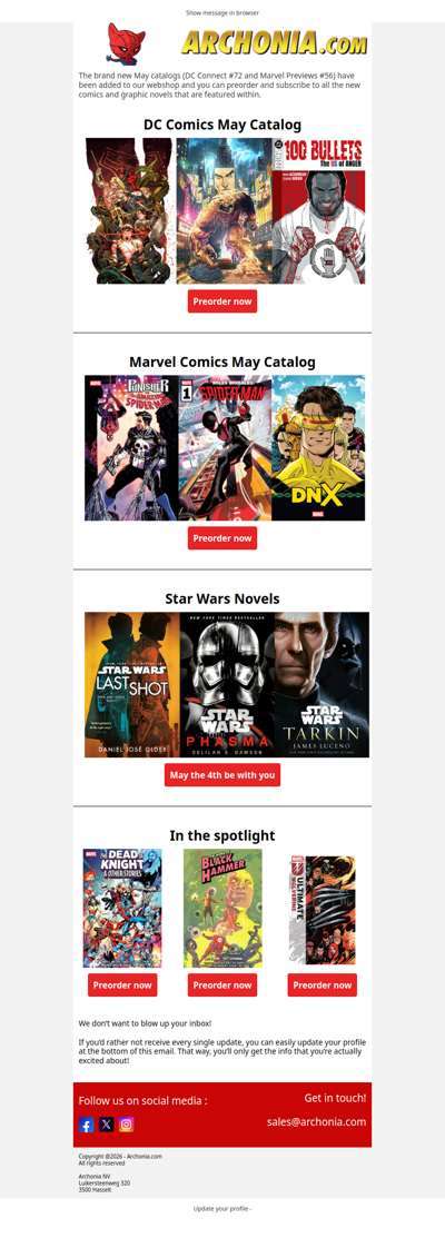 Hundreds of new comics to preorder!