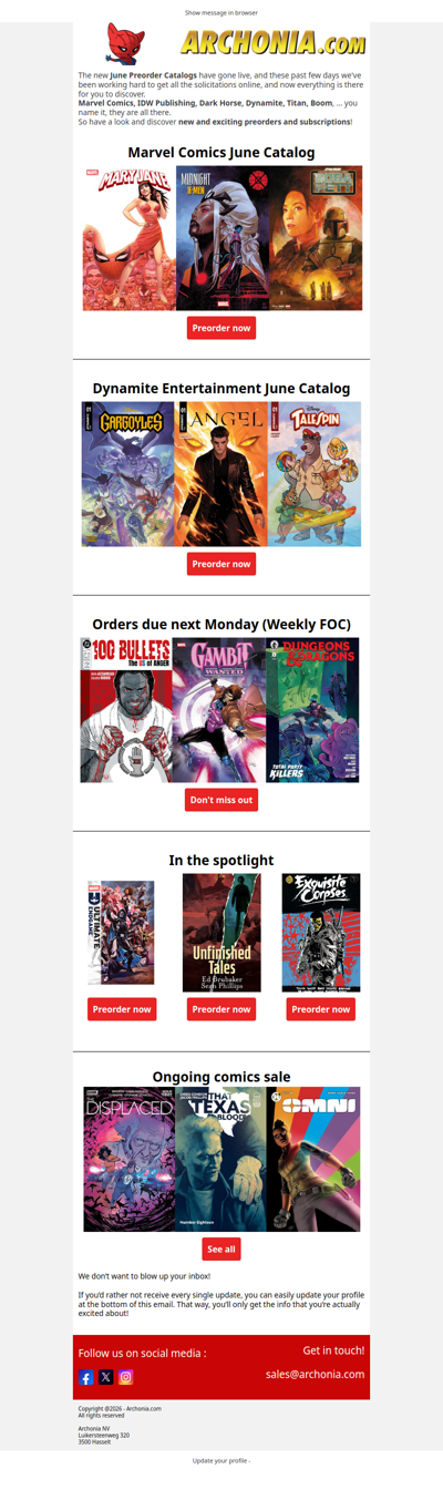 The June Preorder Catalogs are all online 💪🏽