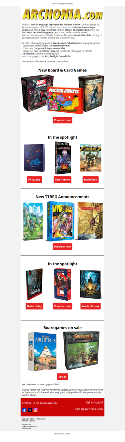 🔥 The weather is getting warm, but these preorders are on fire!
