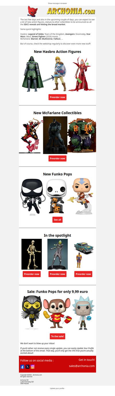 Iconic brands. Epic collectibles. We've got you covered! 🚀
