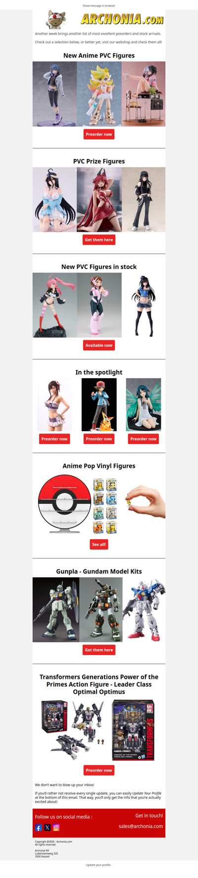 Amazing new PVC Figures in preorder!