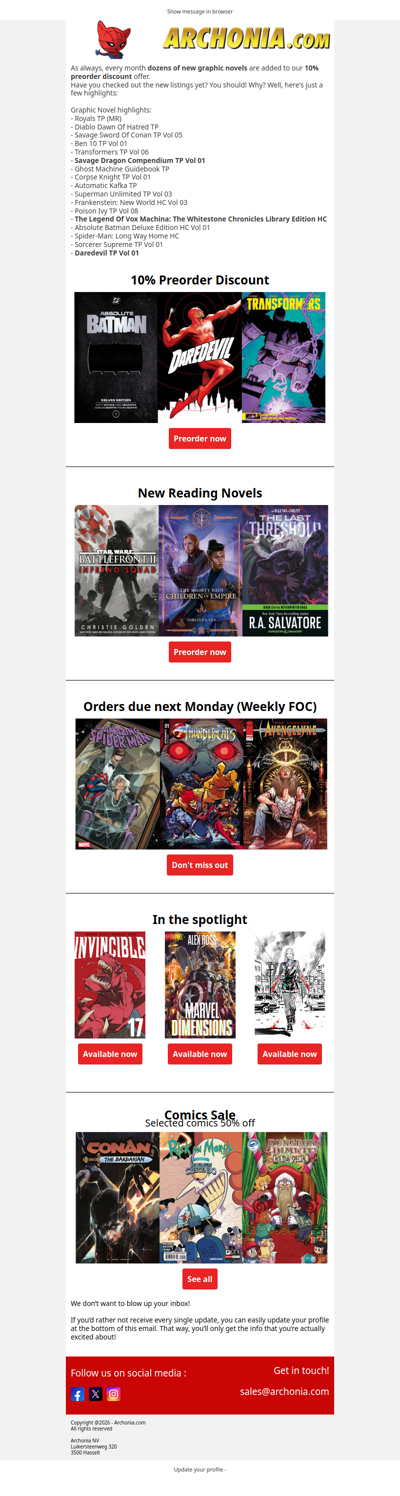 10% Preorder Discount? Absolutely!