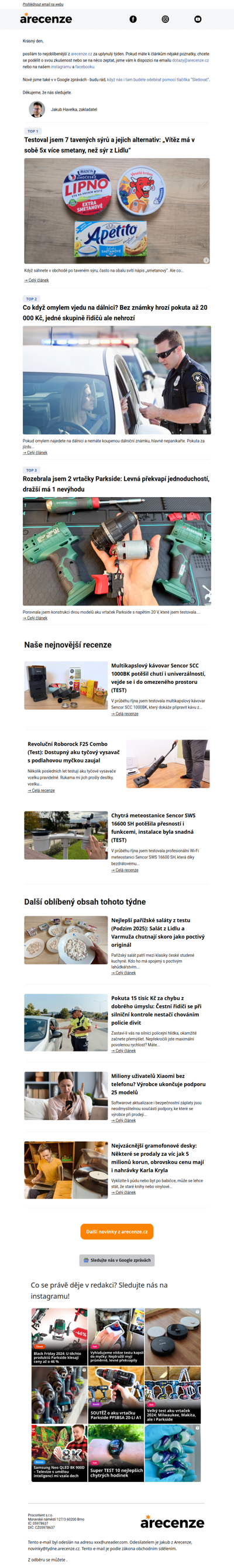 5 nejlepších článků z arecenze.cz za uplynulý týden