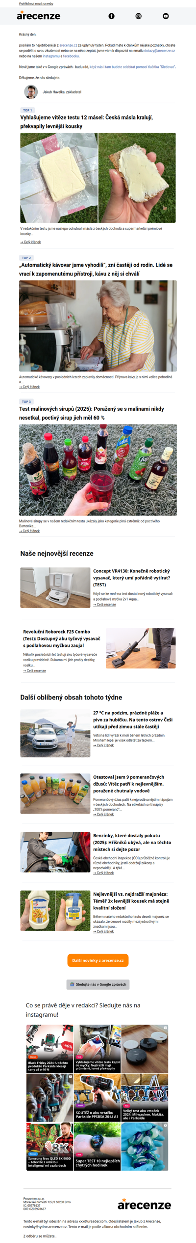 5 nejlepších článků z arecenze.cz za uplynulý týden