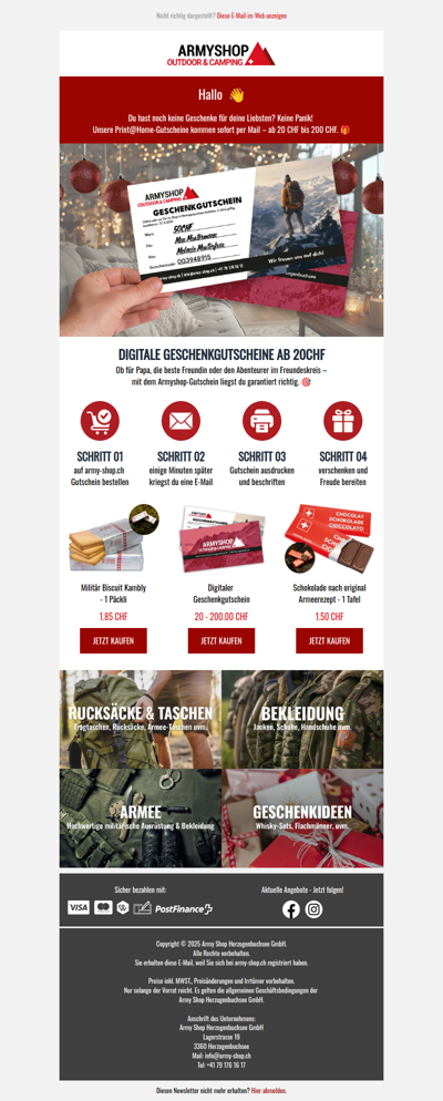 Last Minute Geschenk benötigt? 🎁✨