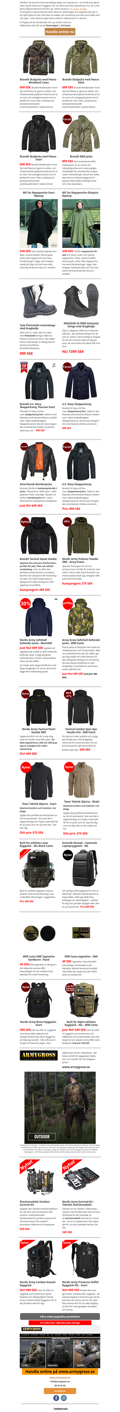 Skaljackorna du inte vill vara utan i Oktober #  Armygross.se