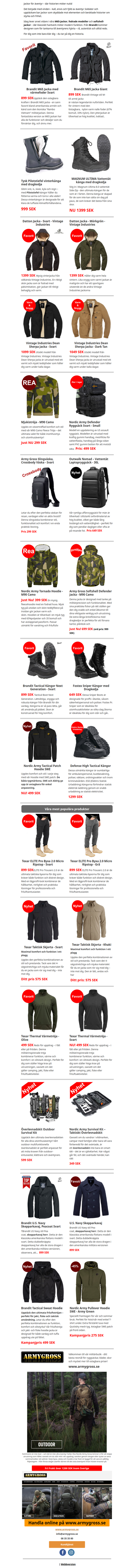 Arvet lever vidare – jackor födda ur äventyr #  Armygross.se