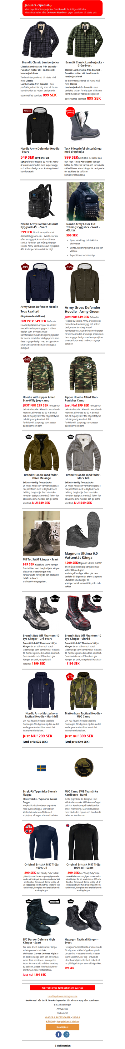 Brandit Lumberjackor tillbaka   -  Armygross.se