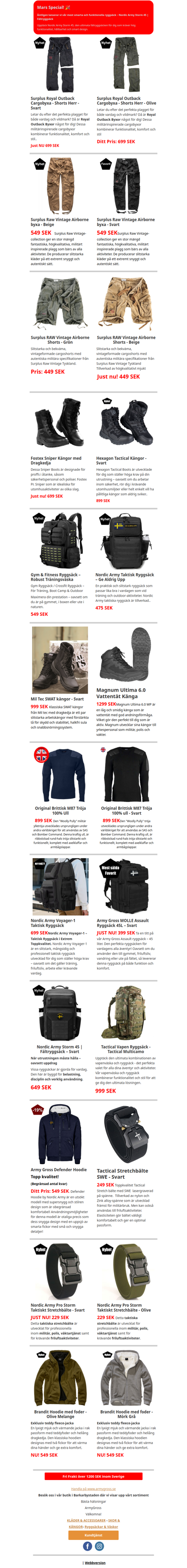 Upptäck våra bästa cargobyxor – endast hos Army Gross    -  Armygross.se