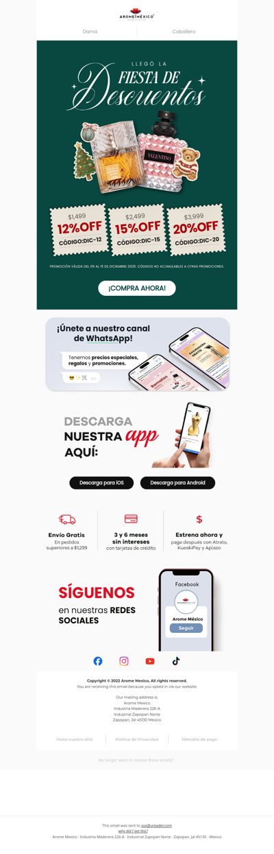 🎁 ¿Te faltan regalos? 🫣 ¿Qué tal un perfume con descuento? 🌟