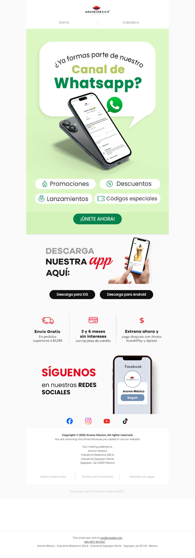 📱 Súmate a nuestro Canal de WhatsApp: ¡Hay promos exclusivas! ✨