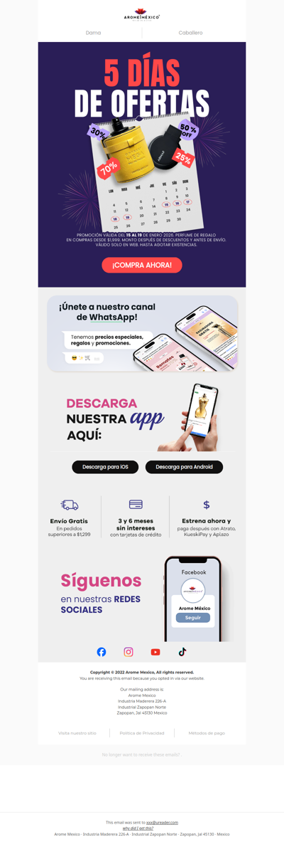 ¡5 días de Liquidación de perfumes! 🌟👌 ¡Hasta 70% OFF!🔥