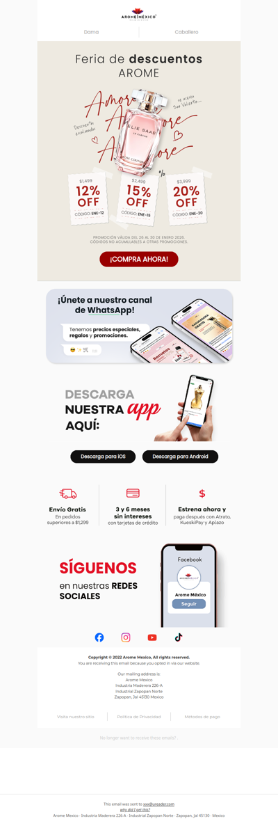 ¿Regalos de San Valentín? 💝 ¡Su perfume favorito! 😉