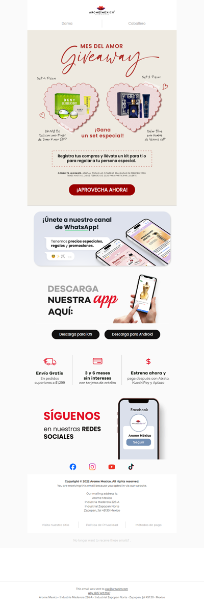 💝 ¿Quieres ganarte un set de perfumes? ✨¡Participa en nuestro Giveaway!