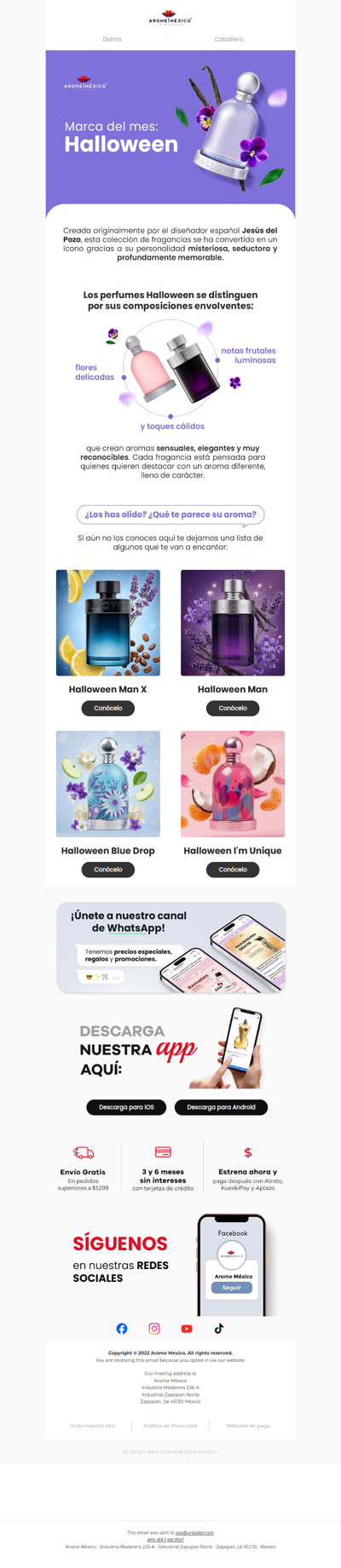 Marca del mes: Halloween 🌸🍊 aromas memorables y seductores