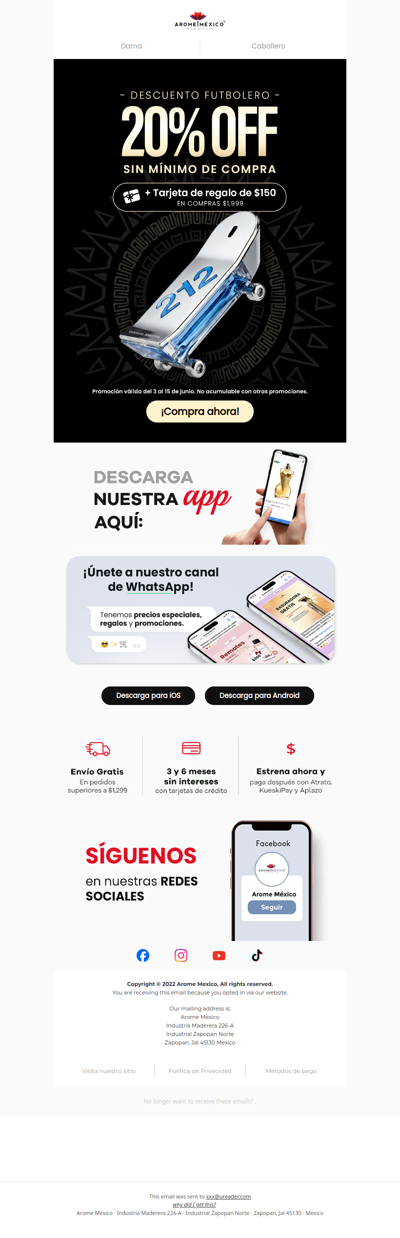 ⚽ Descuento futbolero: 20% OFF y regalo sorpresa 🎁