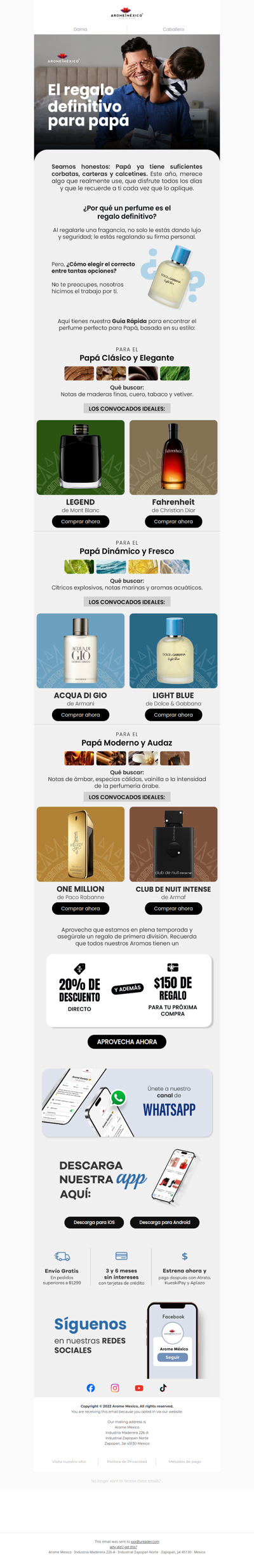 🎁Guía de regalos: Cómo elegir el perfume perfecto para Papá.👨