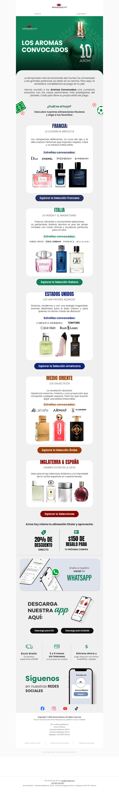 ⚽ Conoce a Los Convocados: Las potencias del perfume están aquí.