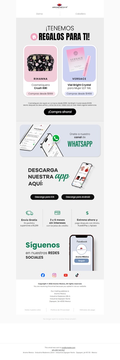 🛍️ ¡Tenemos regalos para ti! 🎁 Aprovecha el 25%OFF y llévatelos