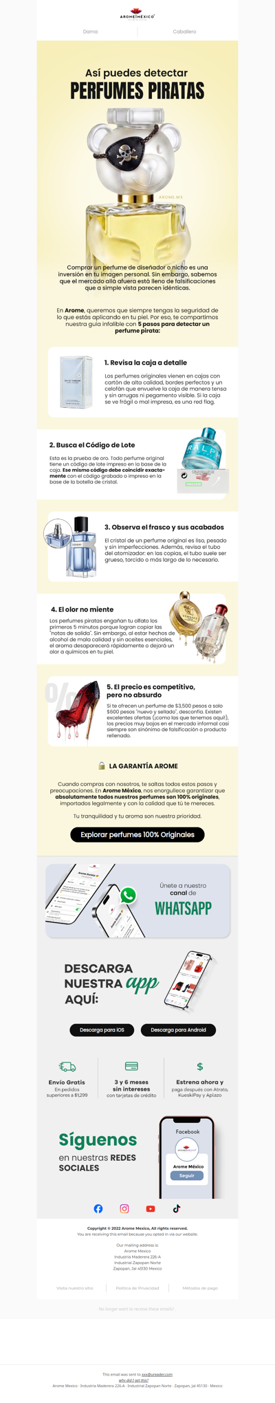 🏴‍☠️ ¿Cómo detectar perfumes piratas? 🤓 Aquí te lo contamos