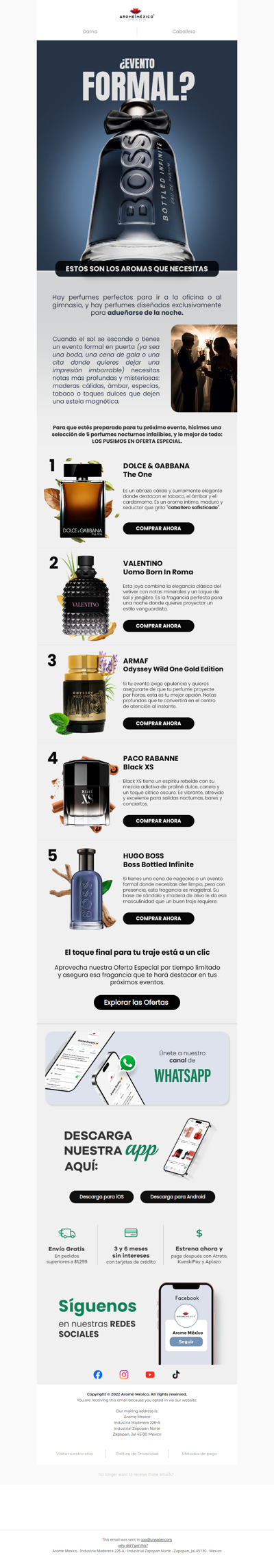 ¿Tienes un evento formal? 🤵‍♂️ Estos son los perfumes que necesitas.🌙🤩