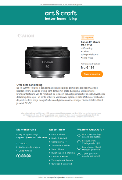 DAGDEAL: Canon RF 50mm f/1.8 STM 📸