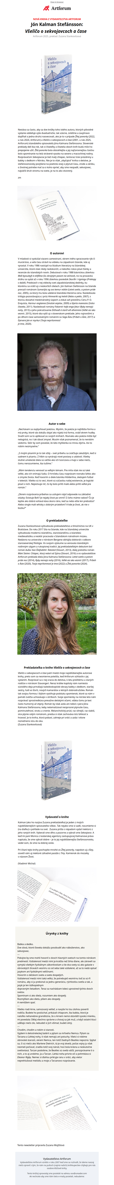 📖 Jón Kalman Stefánsson: Všeličo o sekvojovcoch a čase