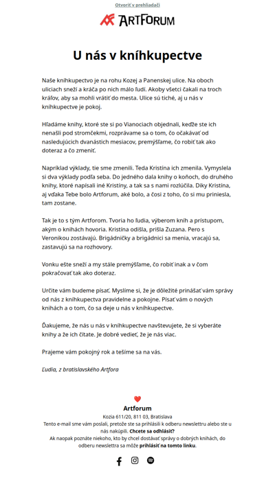 Stretávajme sa u nás v kníhkupectve aj tento rok.