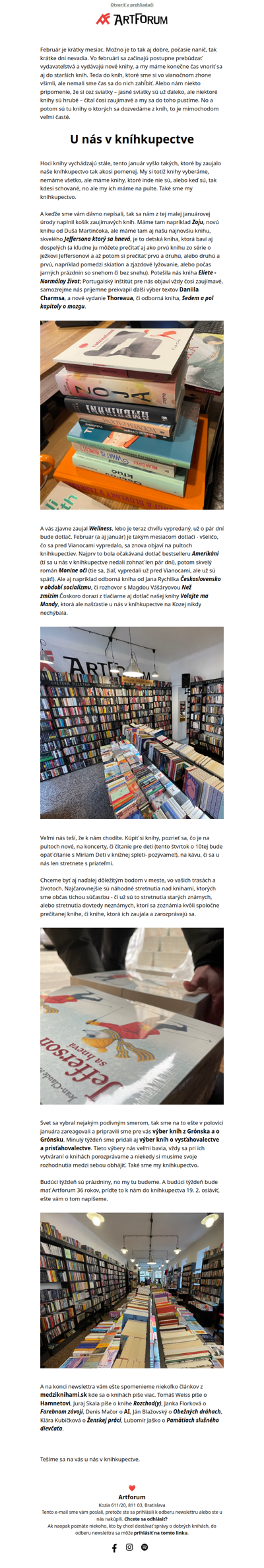 My si totiž knihy vyberáme, nemáme všetko, ale máme knihy, ktoré...