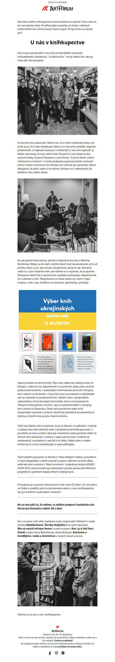 Hoci sme minulý týždeň oslavovali...