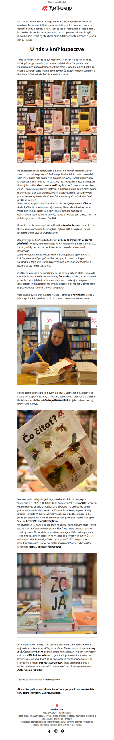 Ráno idete z domu bez knihy, ale poobede...