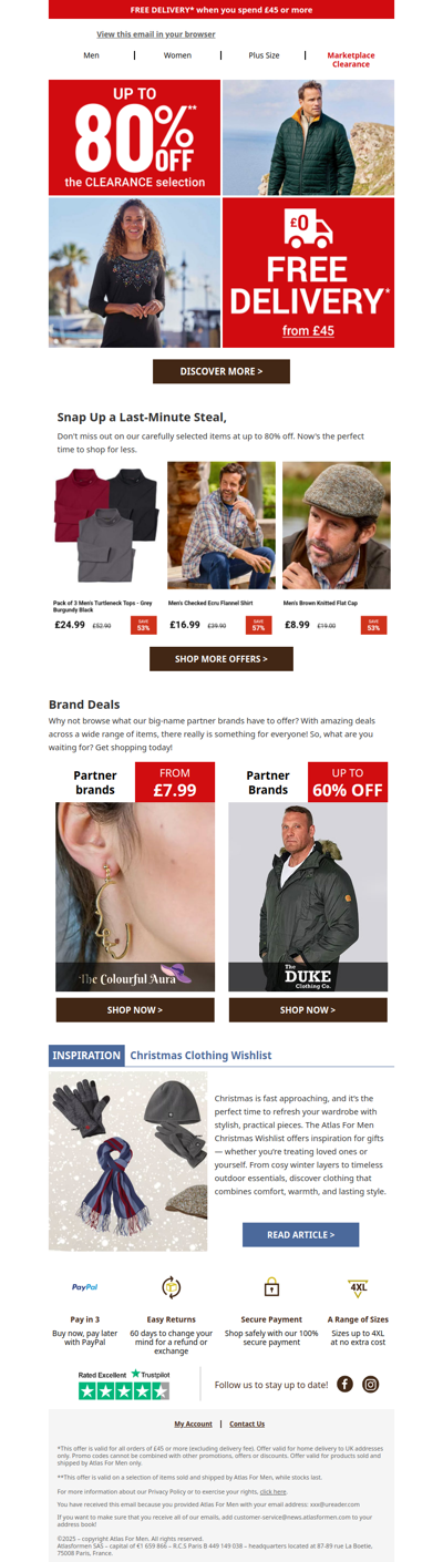 Clearance Sale: up to 80% off