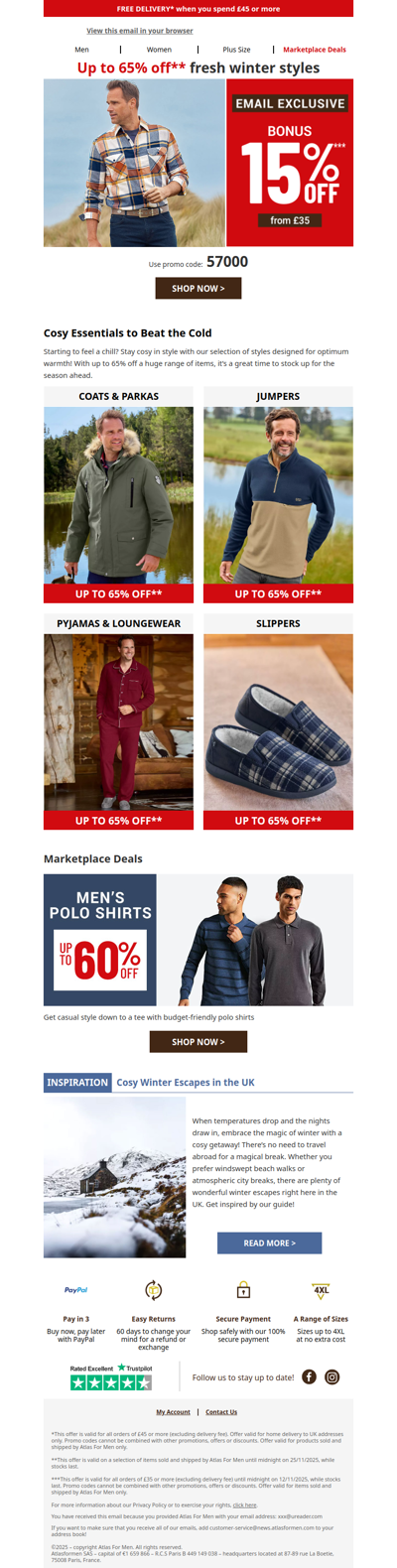 Midweek treat: a bonus 15% off 💰