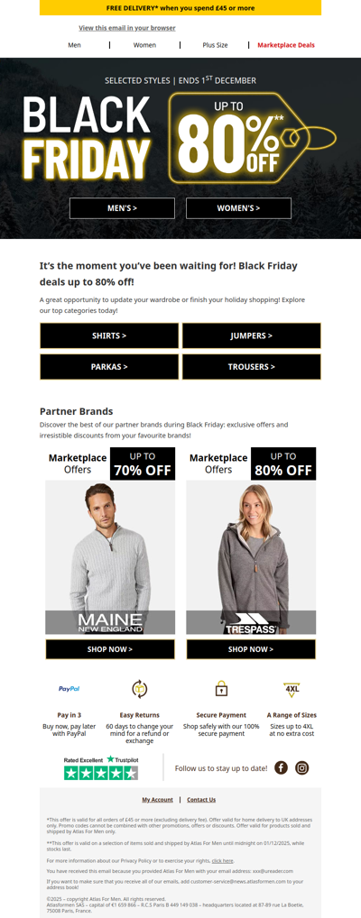 Black Friday is here 🔥 80% off the selection