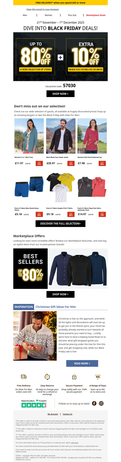 Black Friday alert: extra 10% off everything 🚨