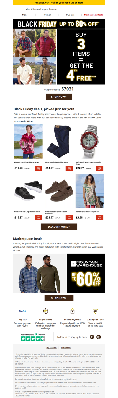 More Black Friday deals 🛍️ Buy 3 get 1 free